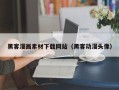 招远黑客漫画素材下载网站（黑客动漫头像）